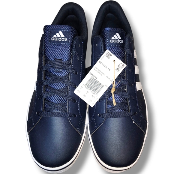 New Adidas VS Pace 2.0 HP6011 Men's Skateboard Sneakers Blue/Blue Bottoms 10.5 - Picture 5 of 12